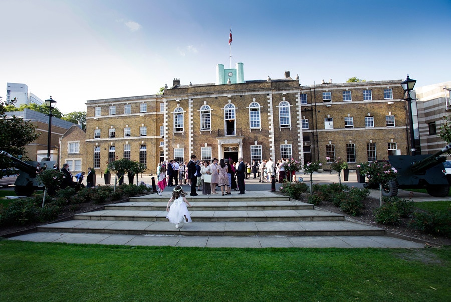 wedding photography at the HAC in London.