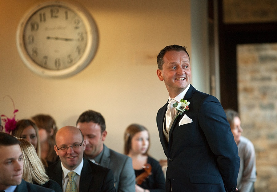dodmoor house wedding photography, the groom before the ceremony