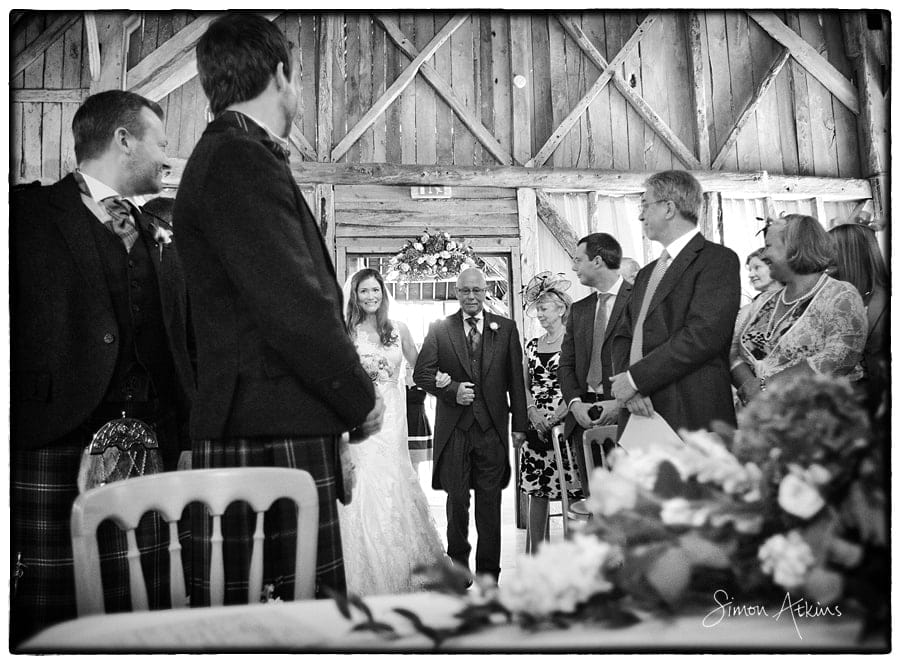 wedding photography at the clock barn