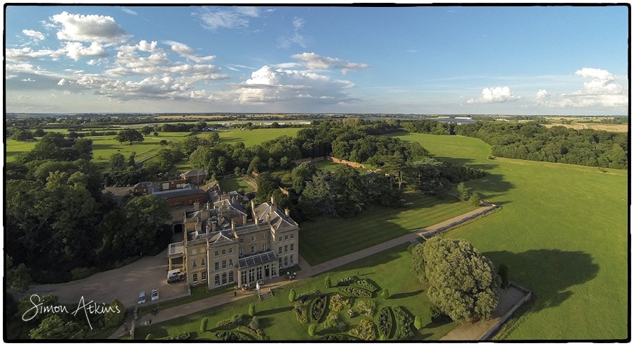 prestwold hall aerial photograph
