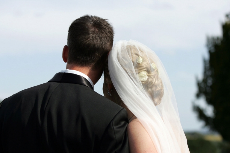 veil and hair