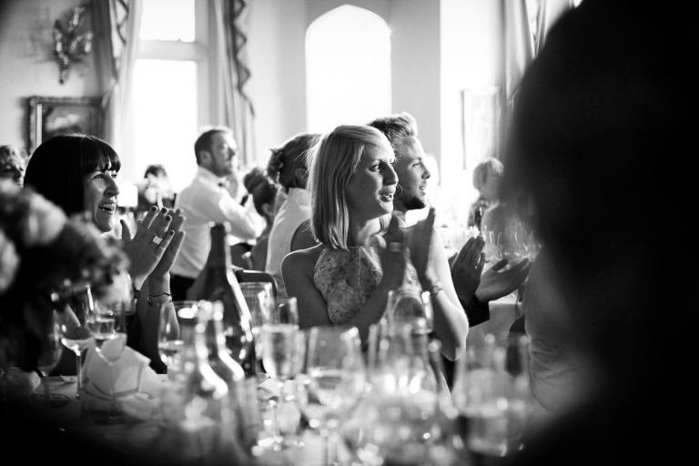 guests listen to the speeches