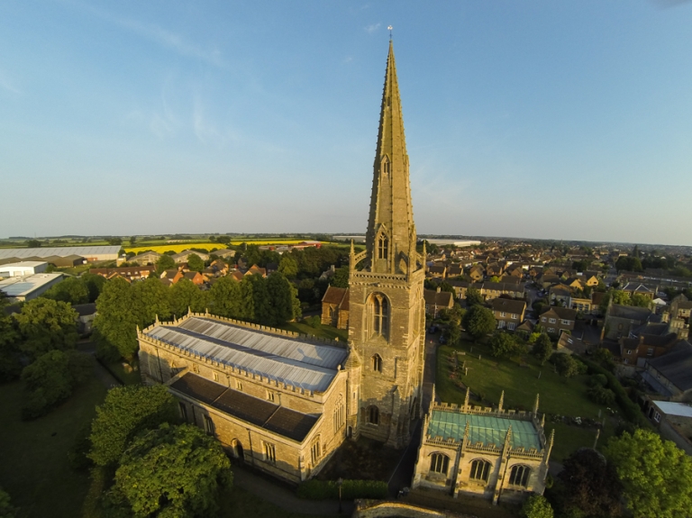 Higham Ferrers aerial photography Wedding Photojournalist