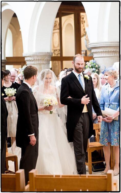 walking up the aisle