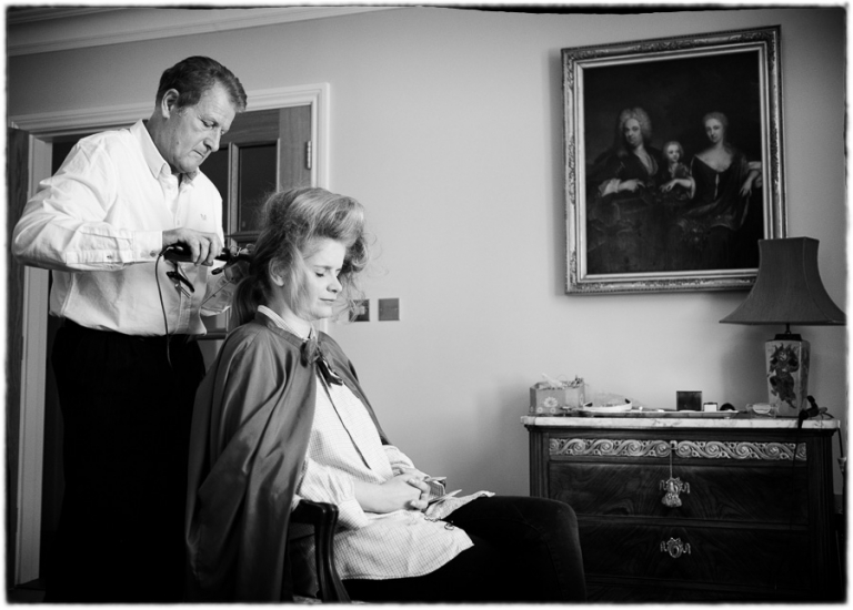 bride getting ready