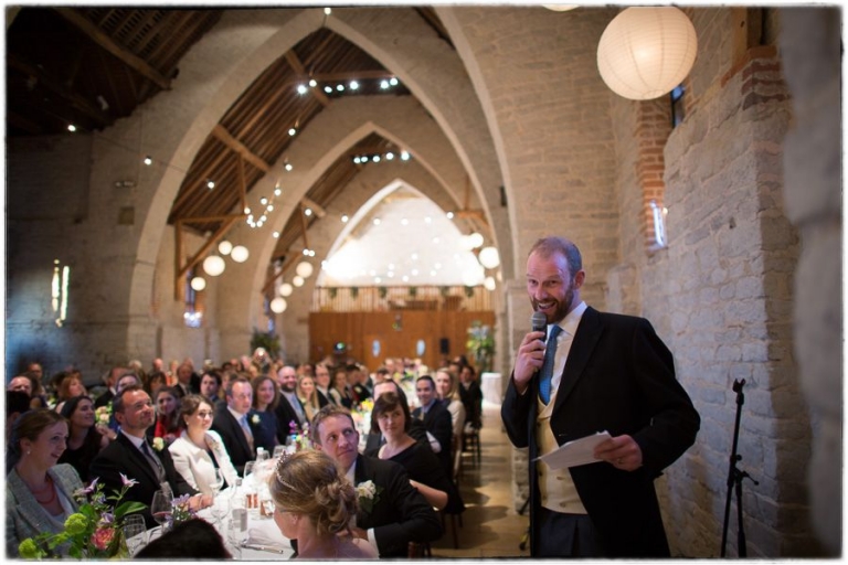 speeches at the tithe barn