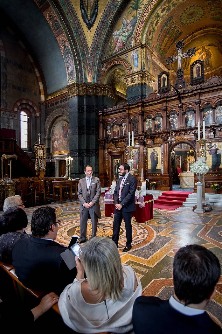 Greek wedding in London