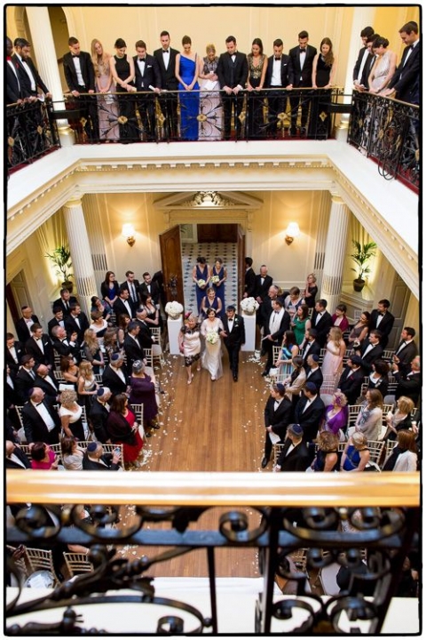 jewish wedidng ceremony at Hedsor House