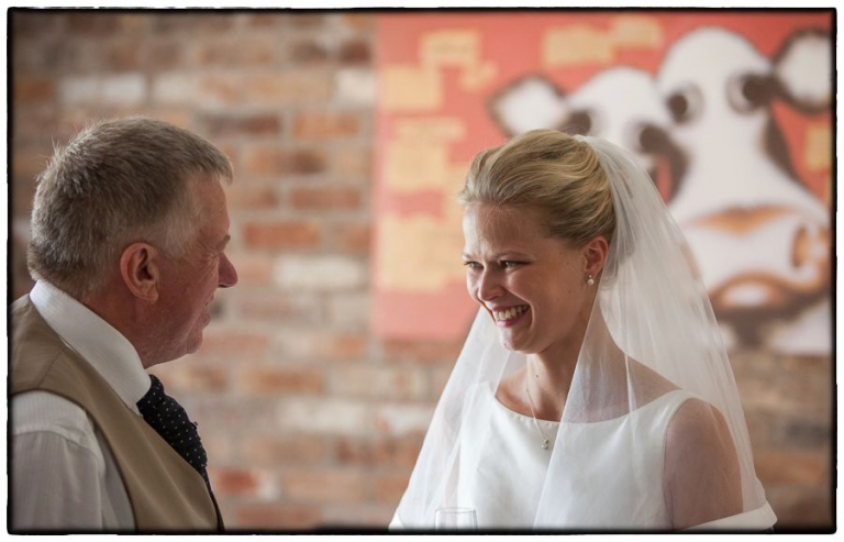 bride with her father