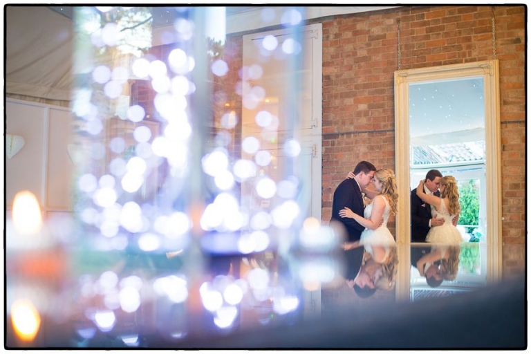 Norwood Park wedding photography showing the bride and groom having a moment together