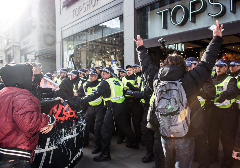 London street photography, a protest.