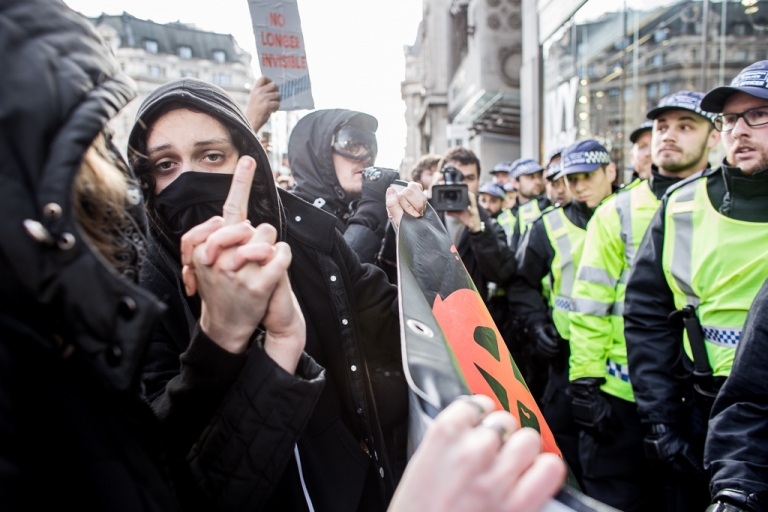 a london protest