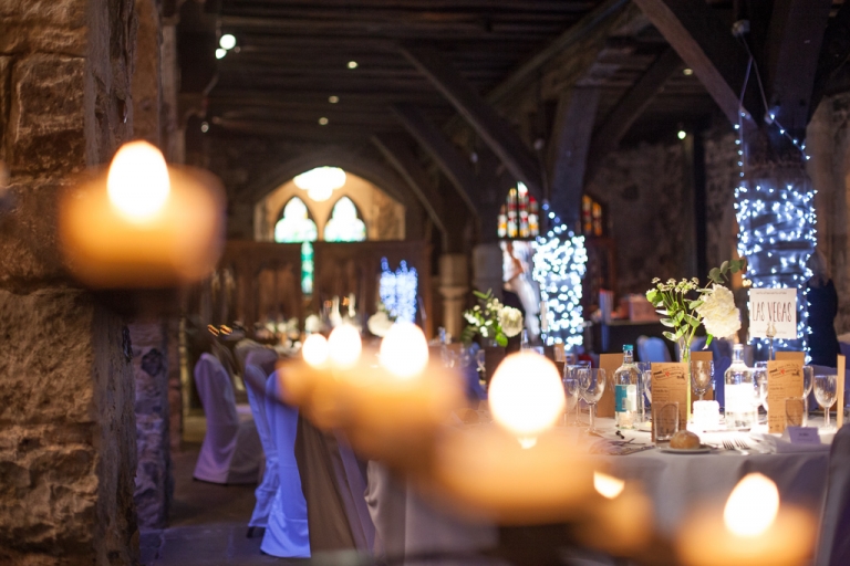 Bleeding Heart Crypt set up for the wedding