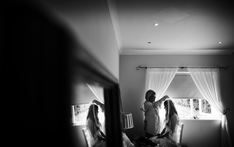 Peterborough wedding photographer the bride in her dress