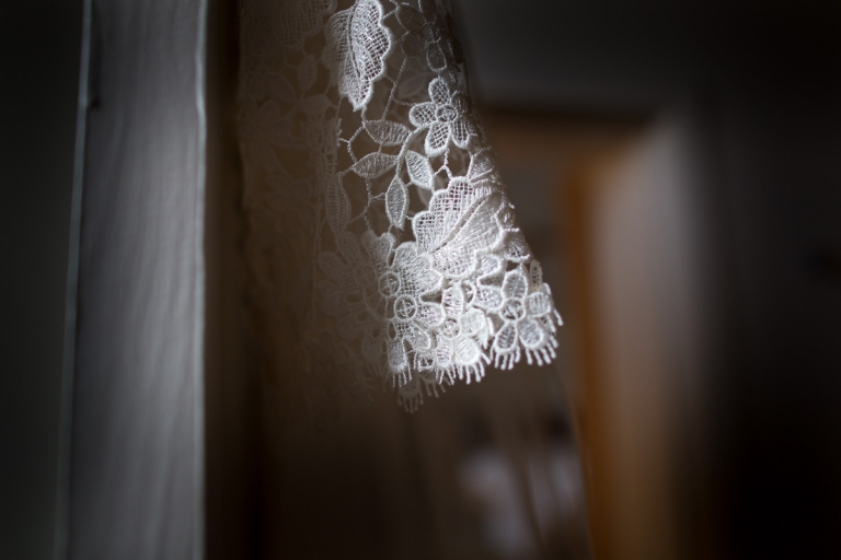 wedding dress detail