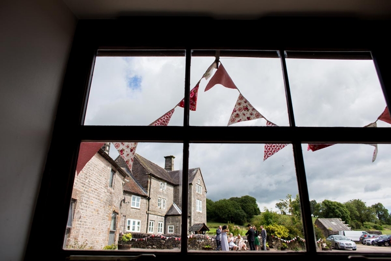 Hamps Hall and Barn set for a wedding