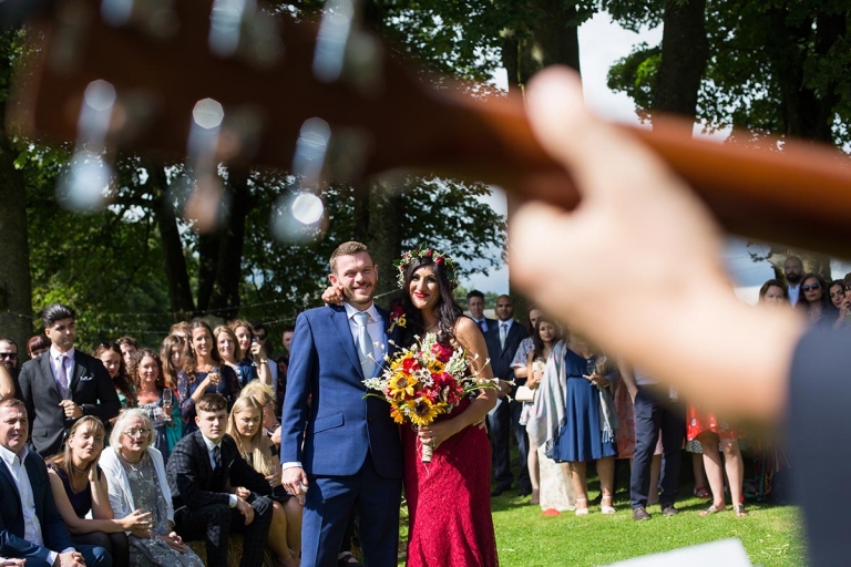 getting married outside in Derbyshire