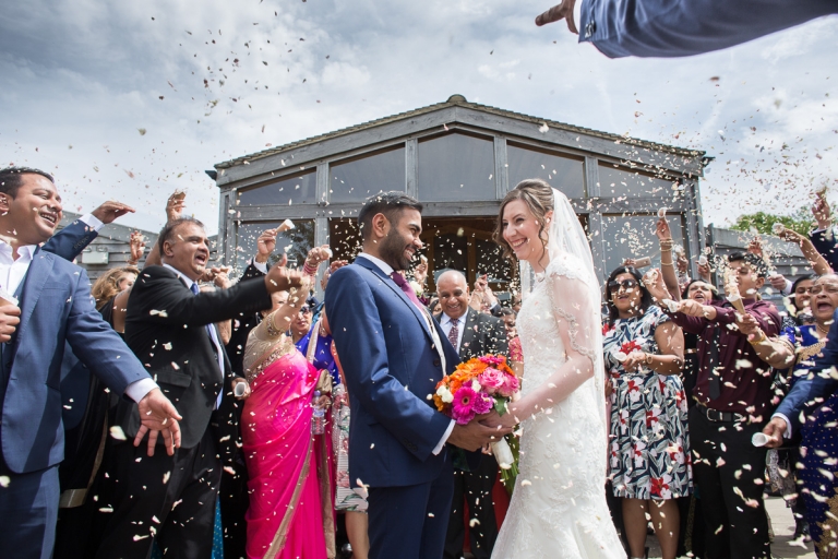 confetti moment at the ladywood estate