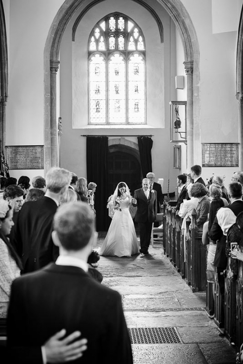 wedding ceremony at North Cadbury Court