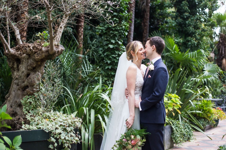 wedding at Hampton Court House