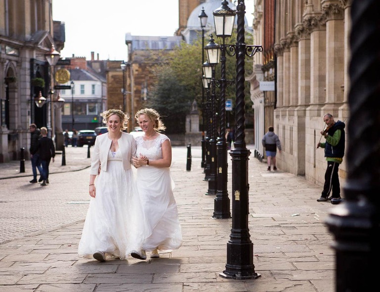 Lesbian wedding in Northampton