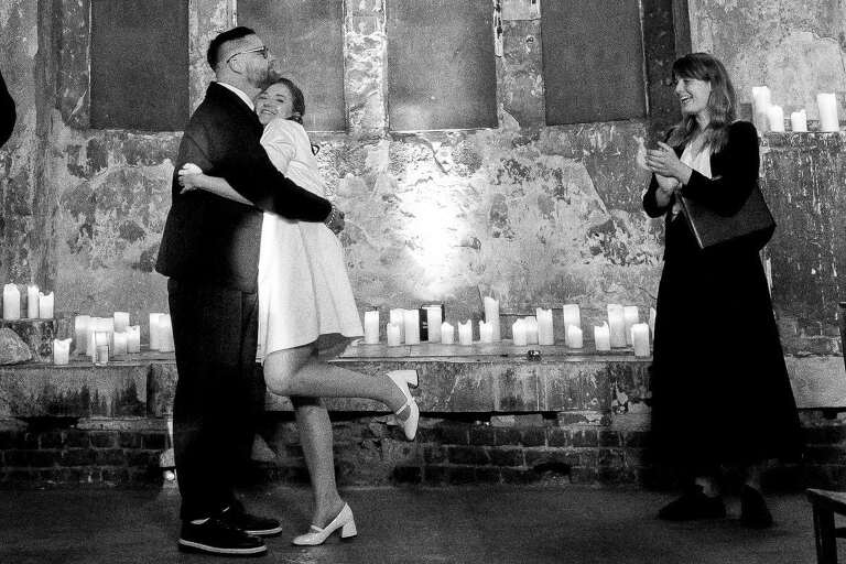 Asylum chapel wedding