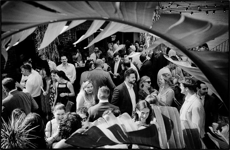 Ilford HP5 film shot with a Leica M4-P and 28mm lens at a wedding