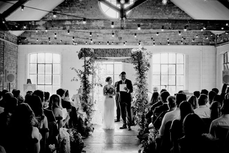 wedding photos shot on film at Loft Studios